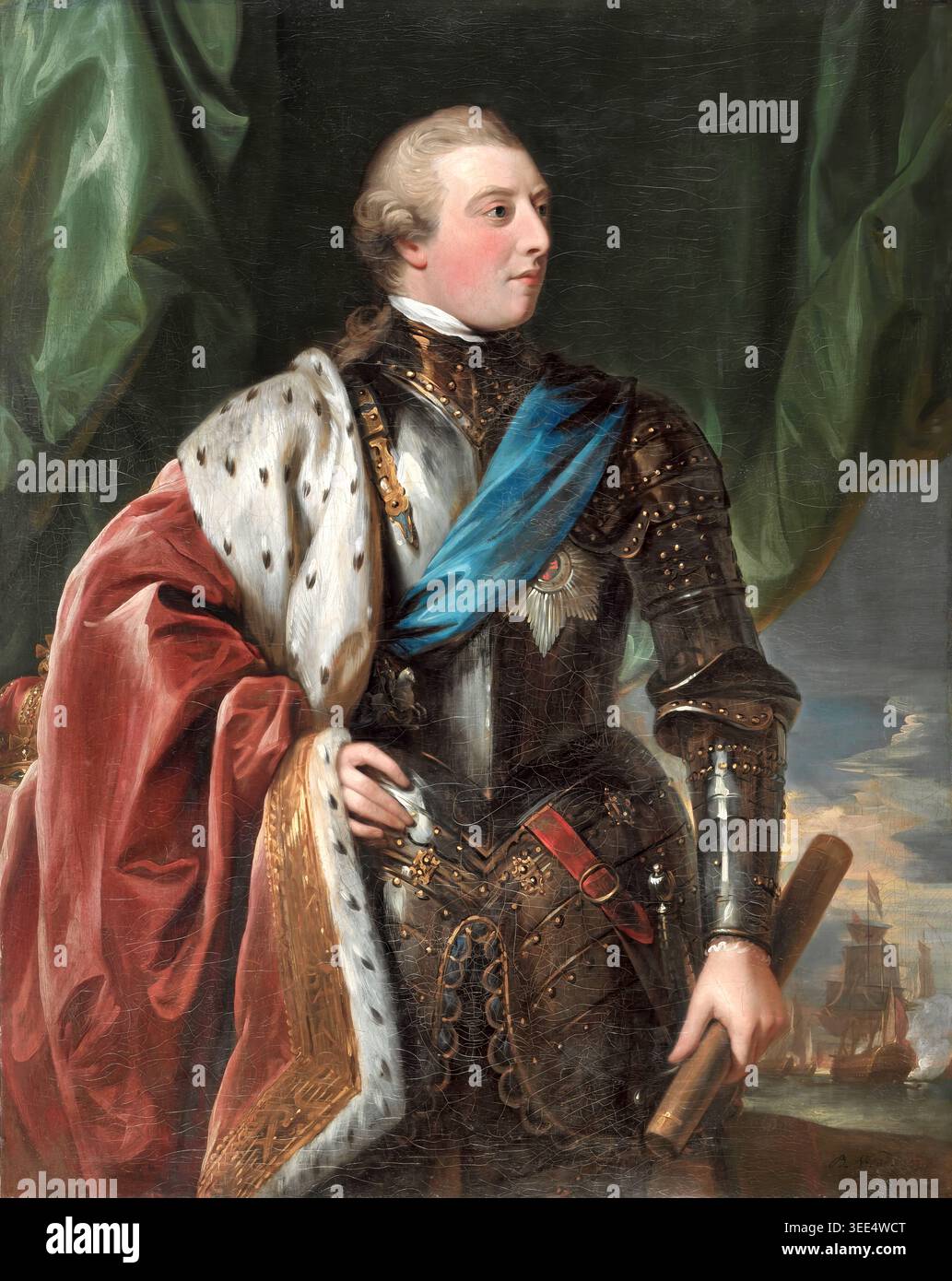 Benjamin West – George III, 1783 – Neoclassical royal portrait of the ...