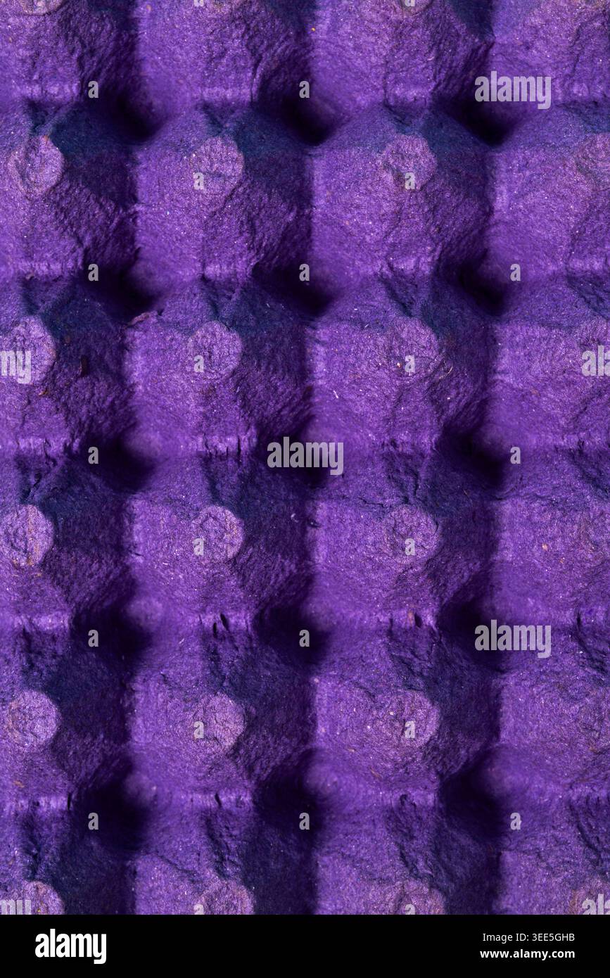 Abstract Textured Seamless Purple Egg Carton Packaging Material Stock Photo