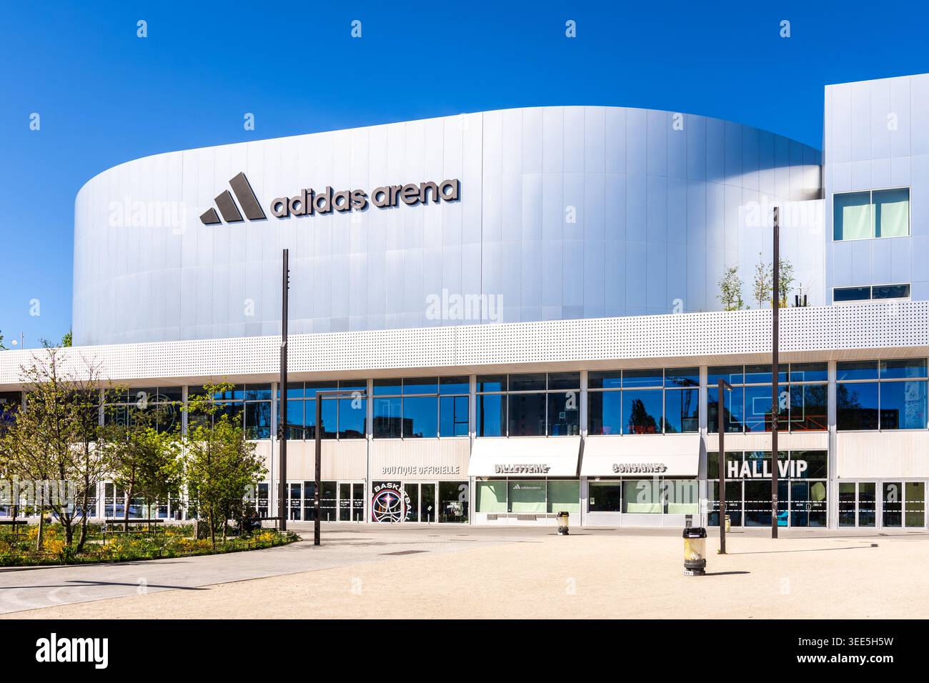 The Arena Porte de la Chapelle, aka Adidas Arena, in Paris, France, a ...