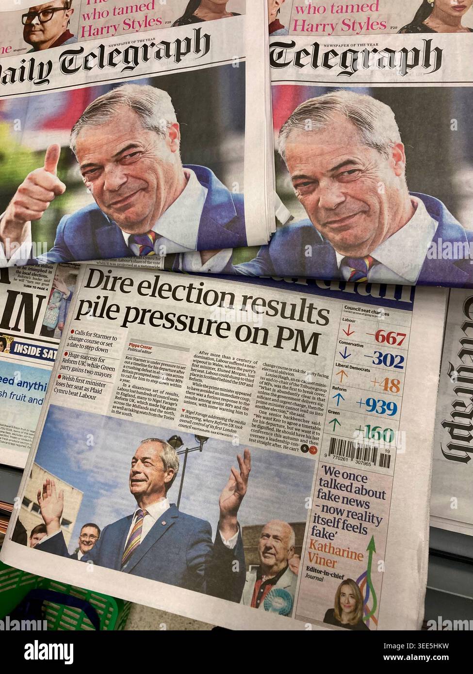 Reform UK Nigel Farage made big gains across the 2026 May local ...