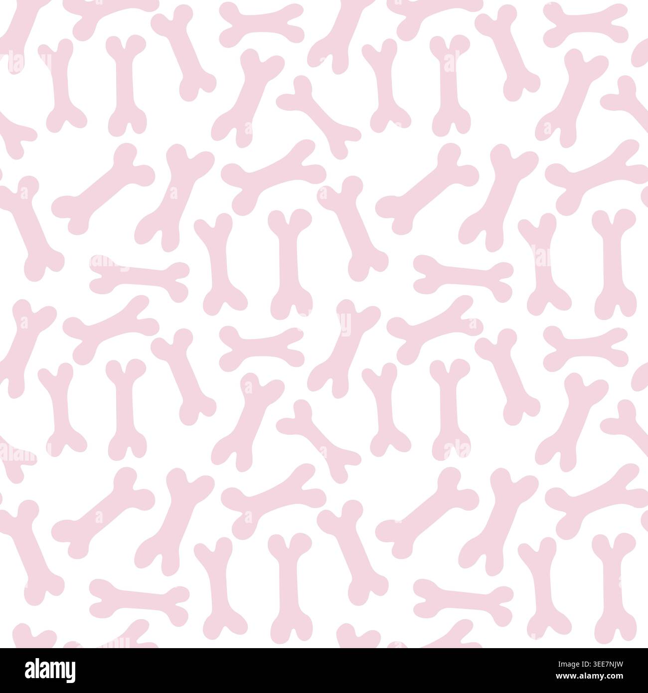 Bones for dogs seamless pattern Stock Vector