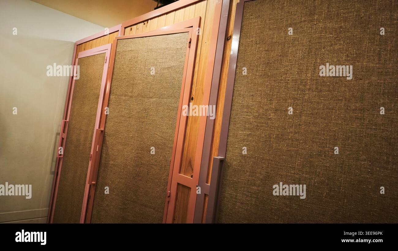Toilet cubicle doors hi-res stock photography and images - Alamy