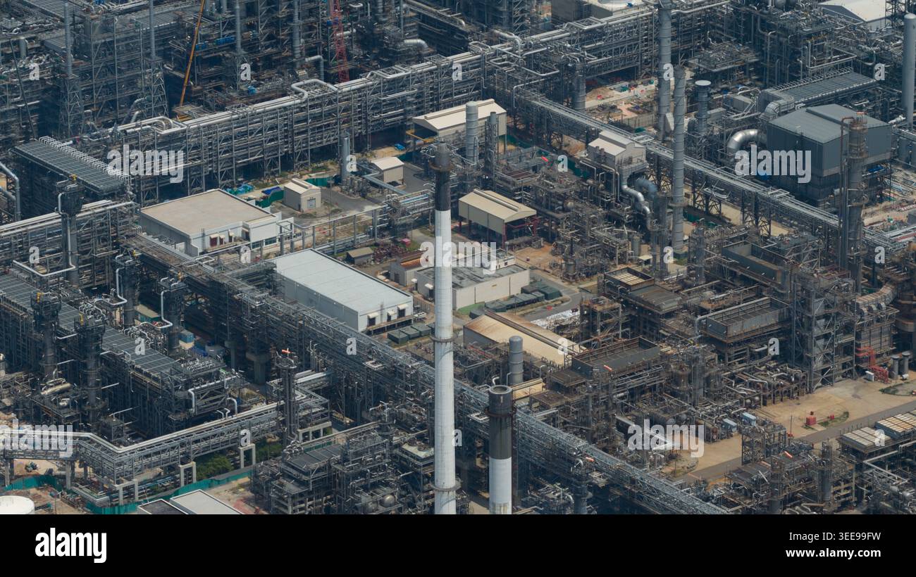 Aerial view of the Eastern Economic Corridor of Innovation EECi with ...