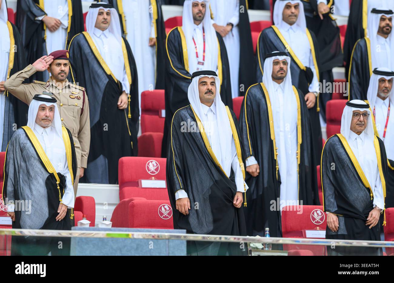Doha, Qatar. 09th May, 2026. The Amir of the State of Qatar, Sheikh ...