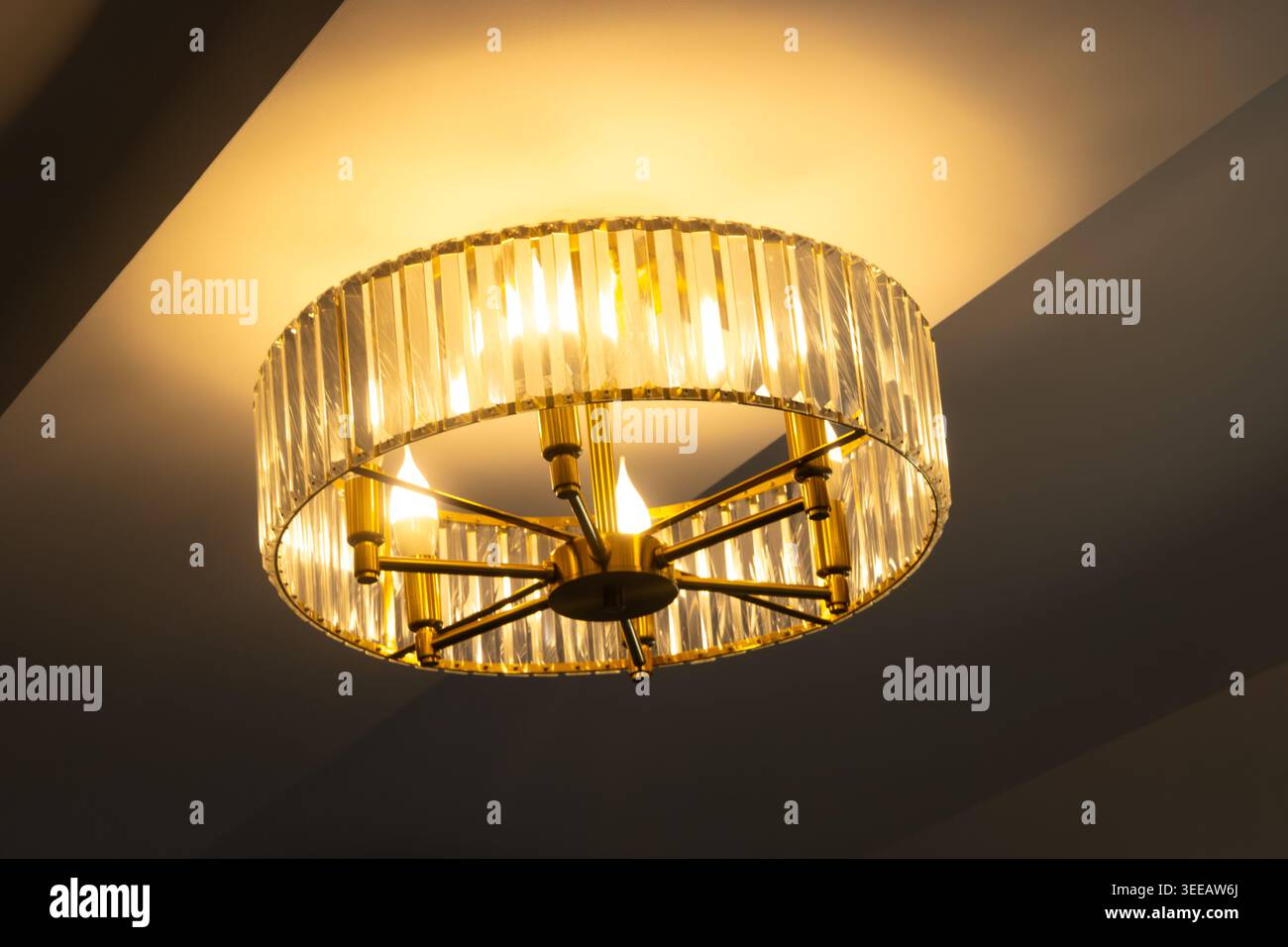 Interior pendant light fixed on the ceiling Stock Photo