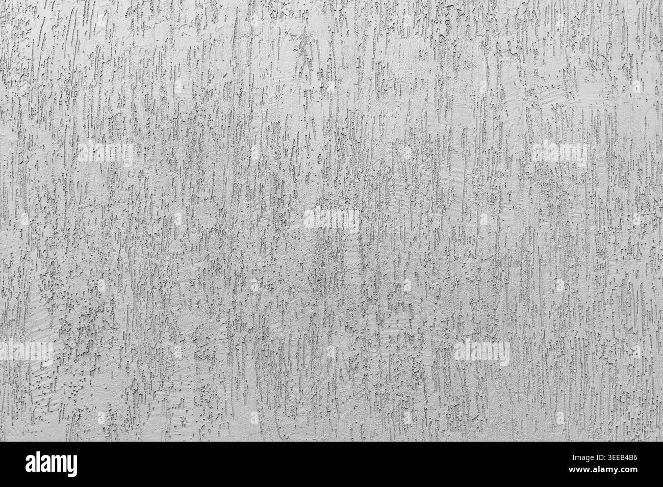 Grey Decorative Plaster Wall Texture Stock Photo