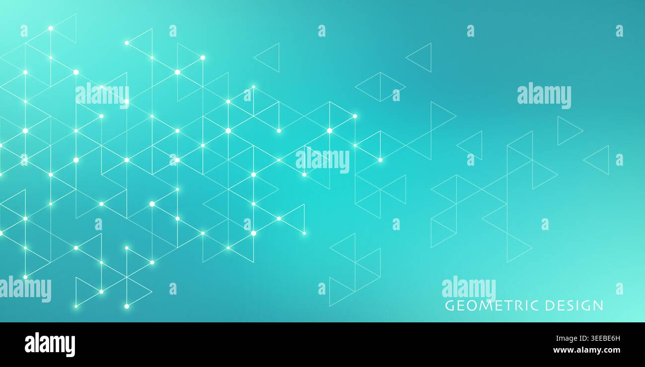 Abstract vector background with a geometric pattern of triangle shapes. Graphic design element  Stock Vector