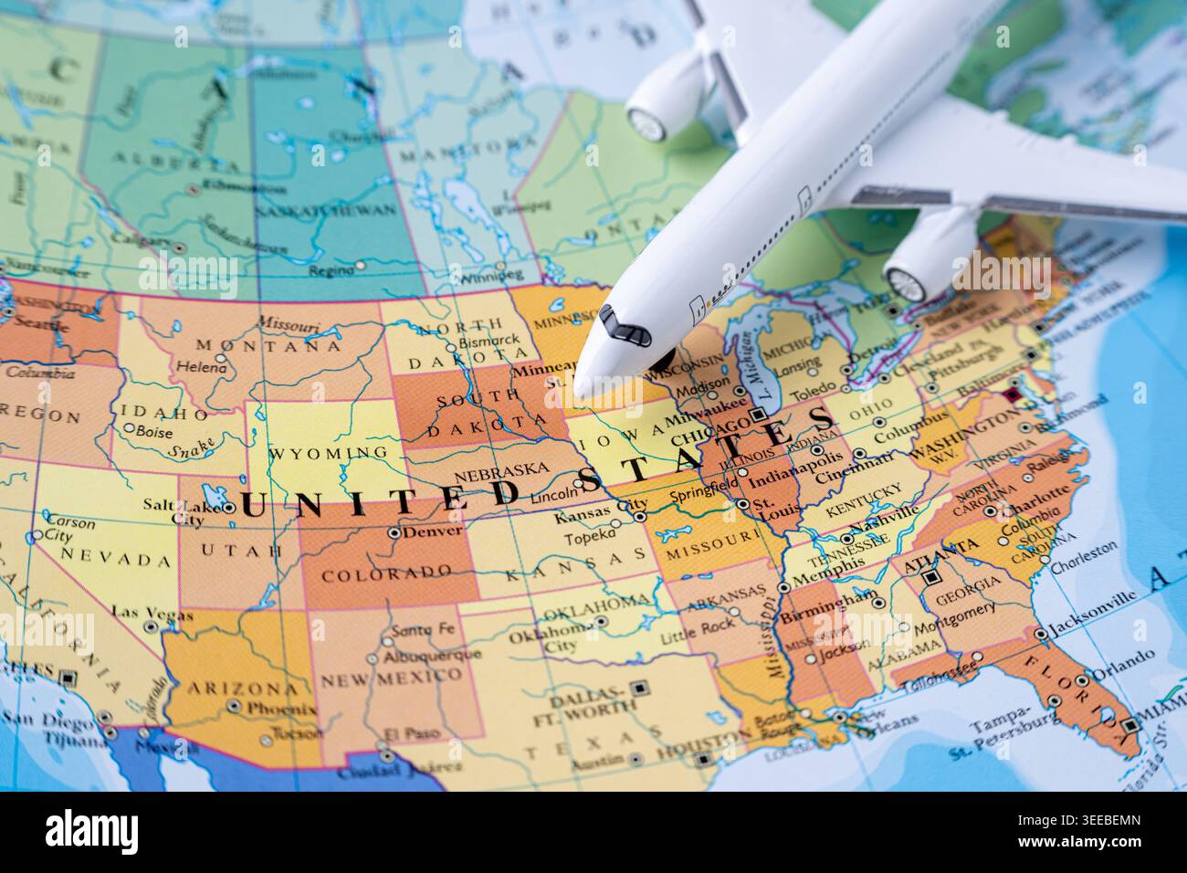Transatlantic map hi-res stock photography and images - Alamy