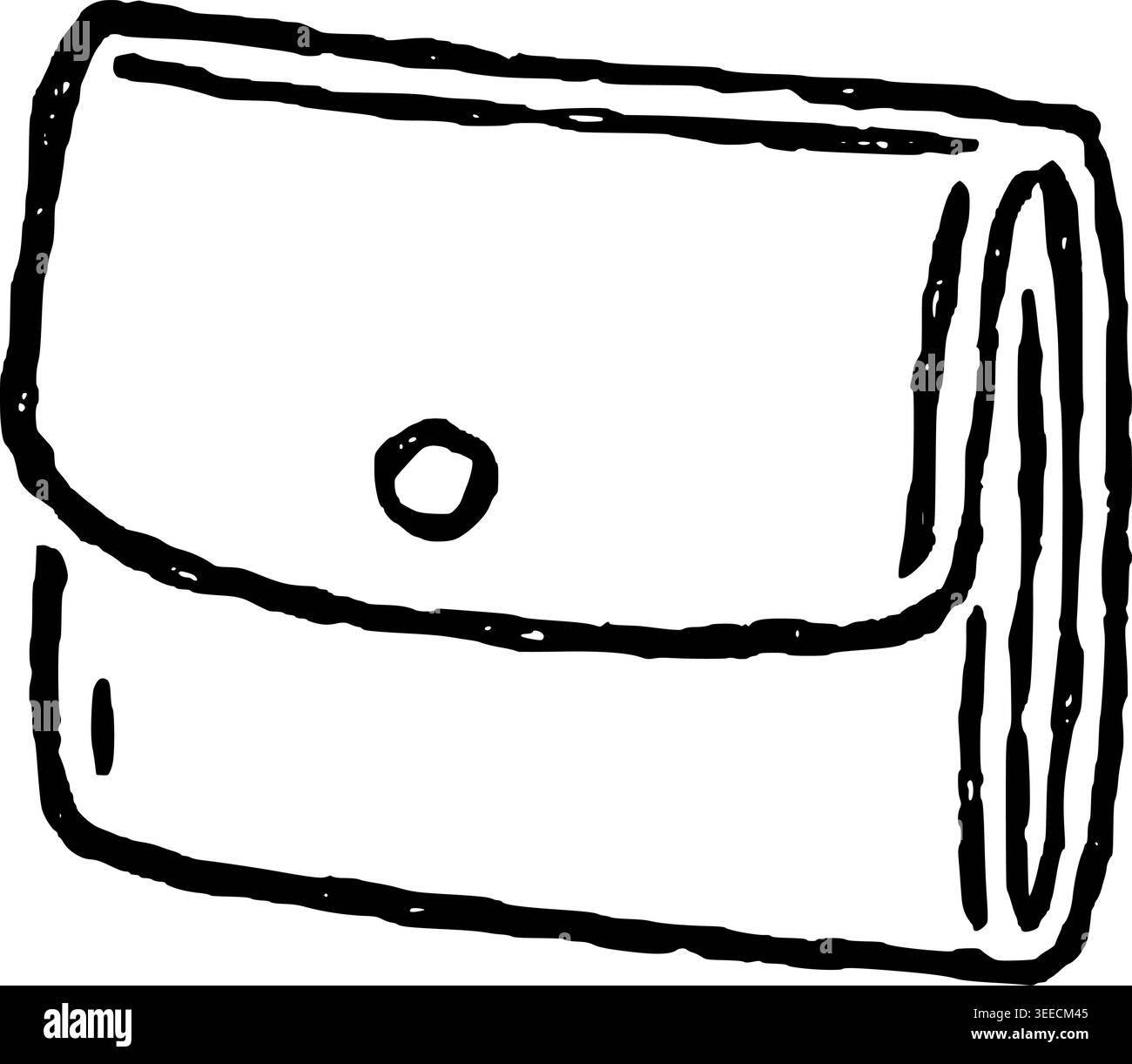 Hand Drawn Boutique Clutch Bag Vector Drawing Stock Vector Image & Art ...