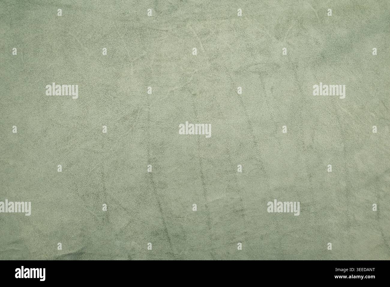 Suede leather texture. Green suede background Stock Photo