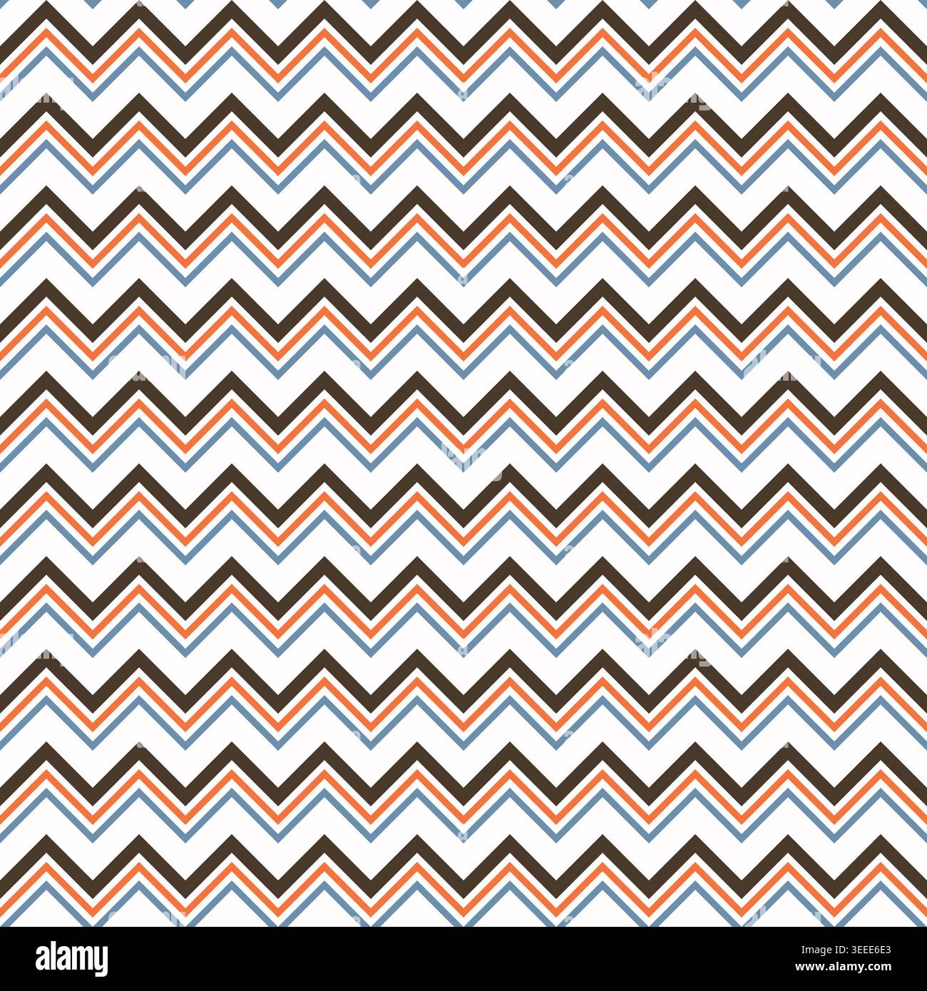 Retro Light Chevron Seamless Geometric Zigzag Pattern Background Stock Vector