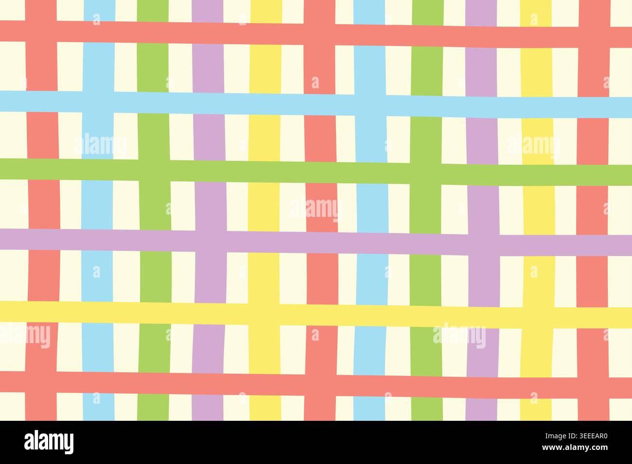 Pastel Plaid Pattern Background Stock Vector