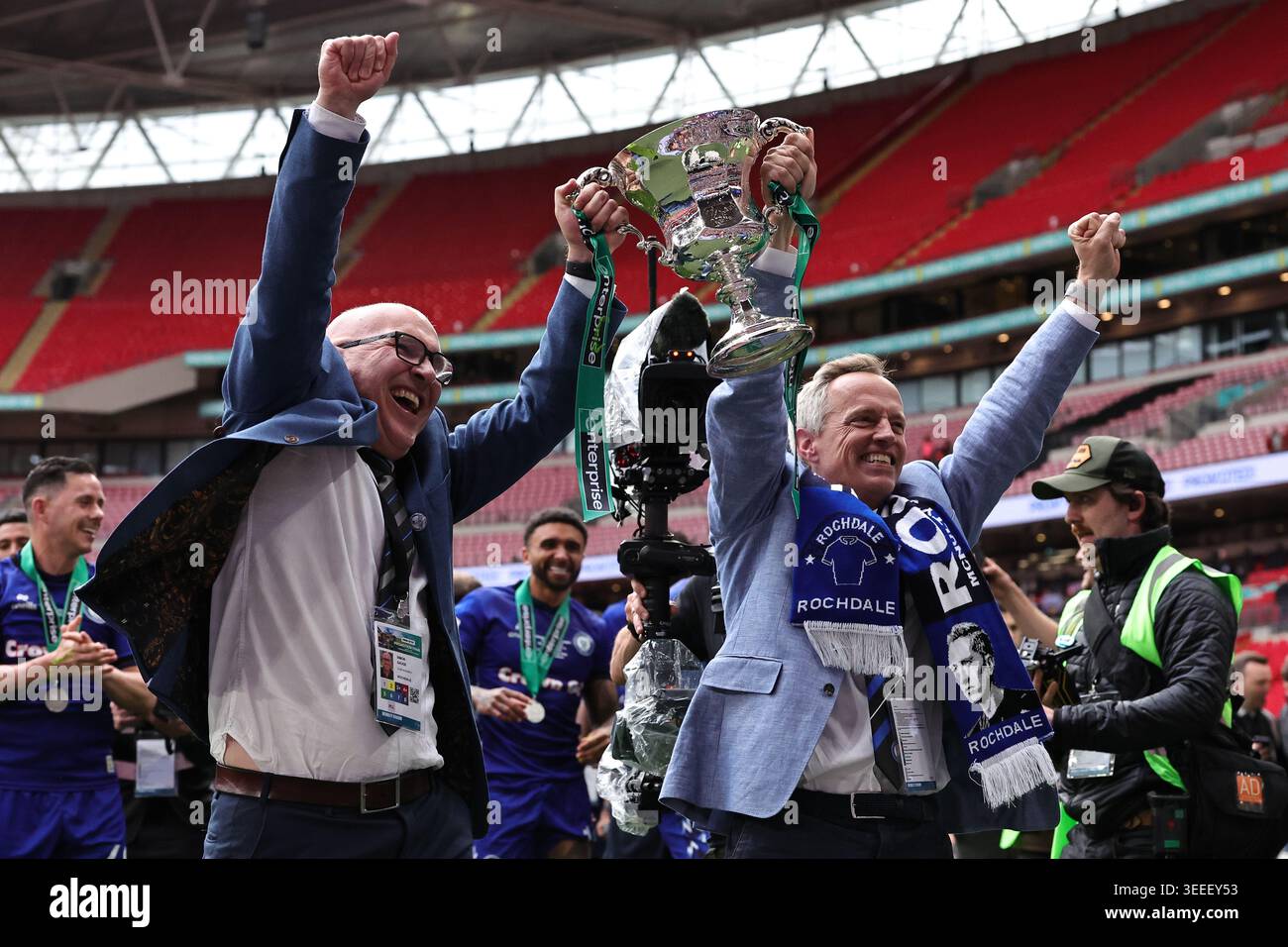 LONDON, ENGLAND. 10TH MAY 2026. Co-Chairman of Rochdale Simon Gauge ...