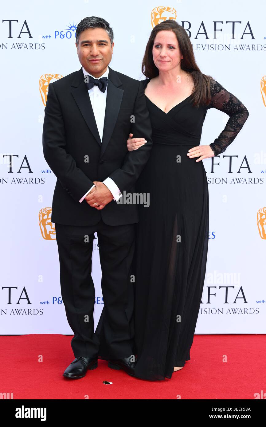 London, UK. 10 May 2026. Nick Mohammed and Becka Mohammed attending the ...