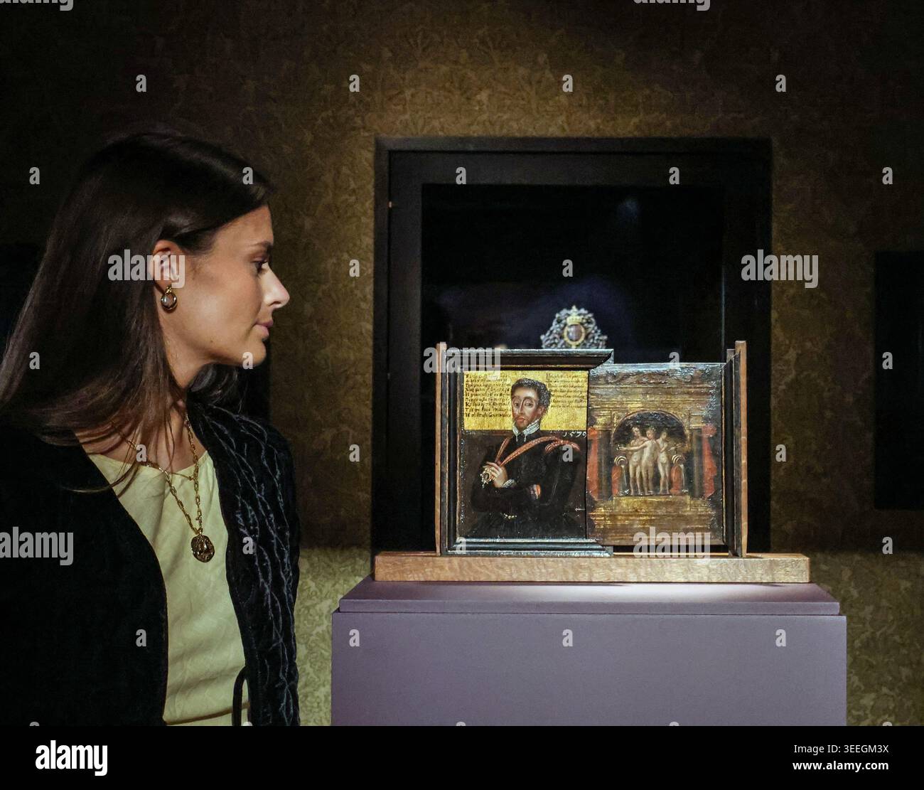 London, UK. 11th May, 2026. a concealed portrait of John Stubbs oil on ...