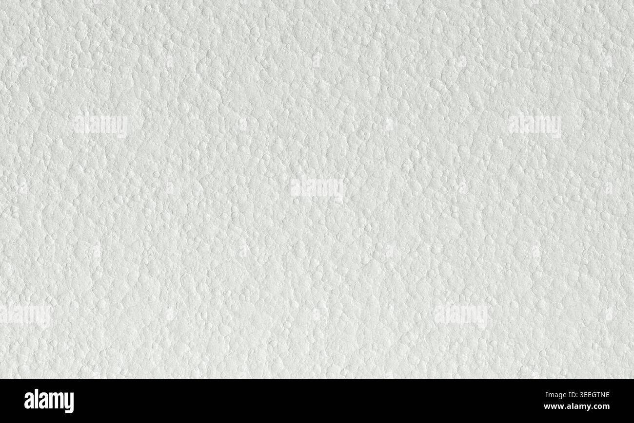 White styrofoam texture 3d background pattern Stock Photo