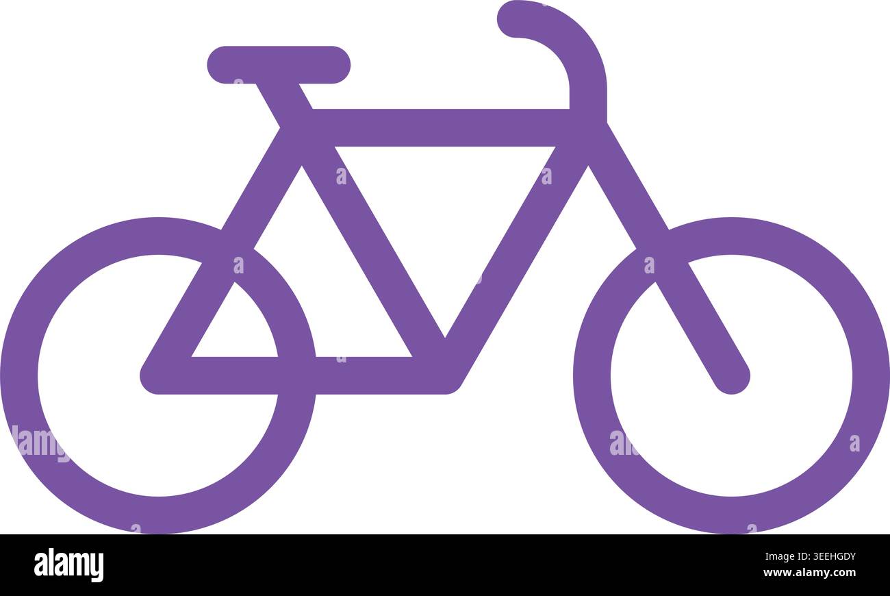 Bicycle Icon or Bicycle logo vector file Stock Vector