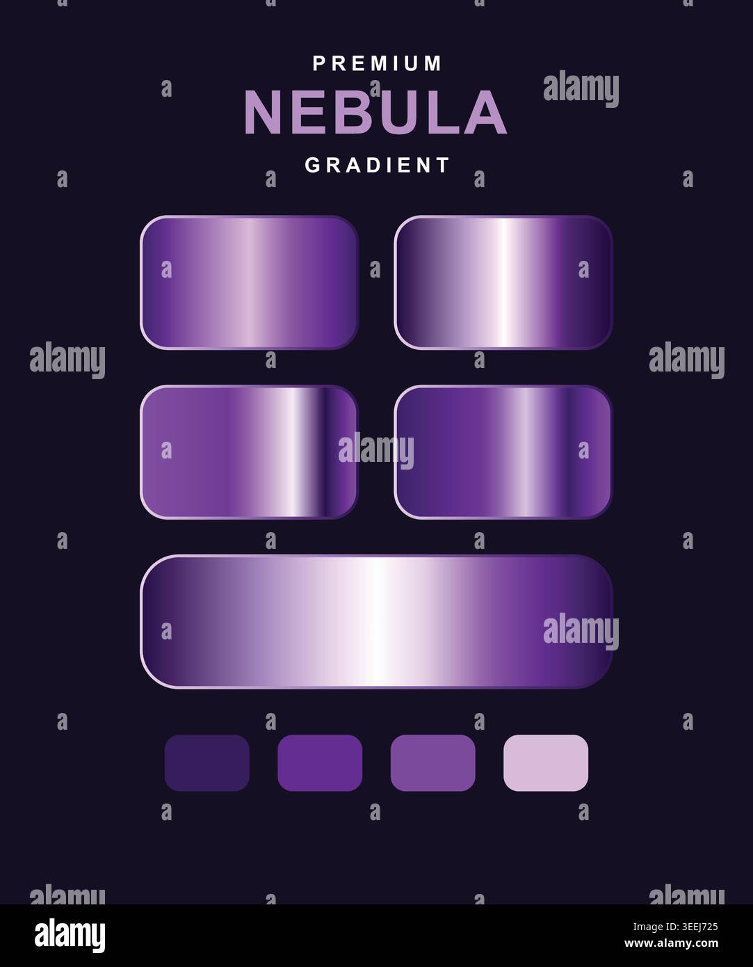 Professional violet and purple color palette featuring nebula theme ...