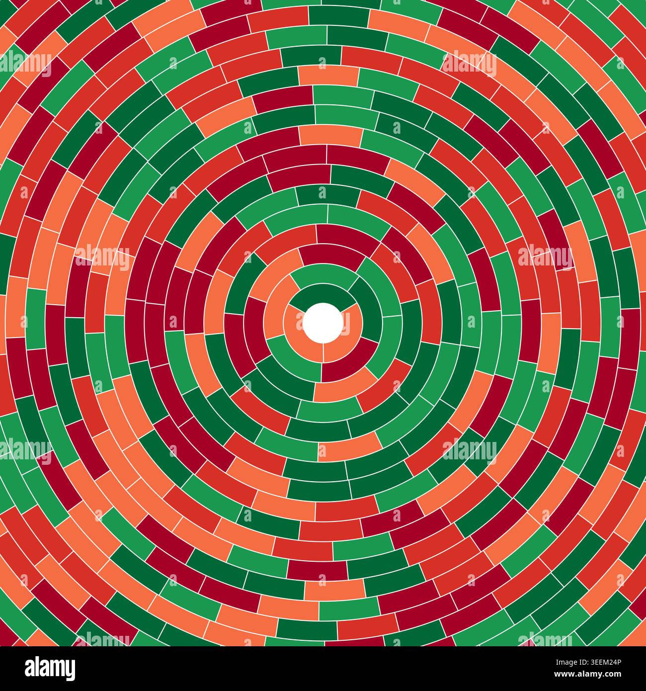 Segments centered. Medium padding. Simple solid cells. Abstract pattern. Stylish vector image. Stock Vector