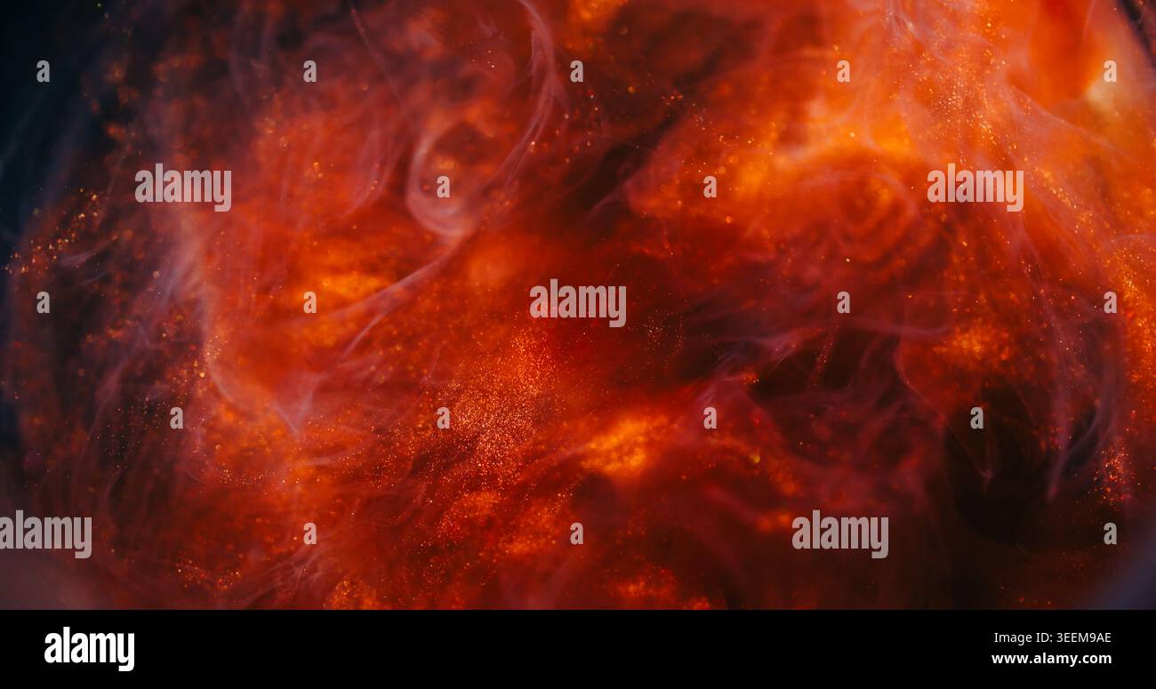 Exploding Red Paint Glitter paint swirl red brown hi-res stock photography and images - Alamy