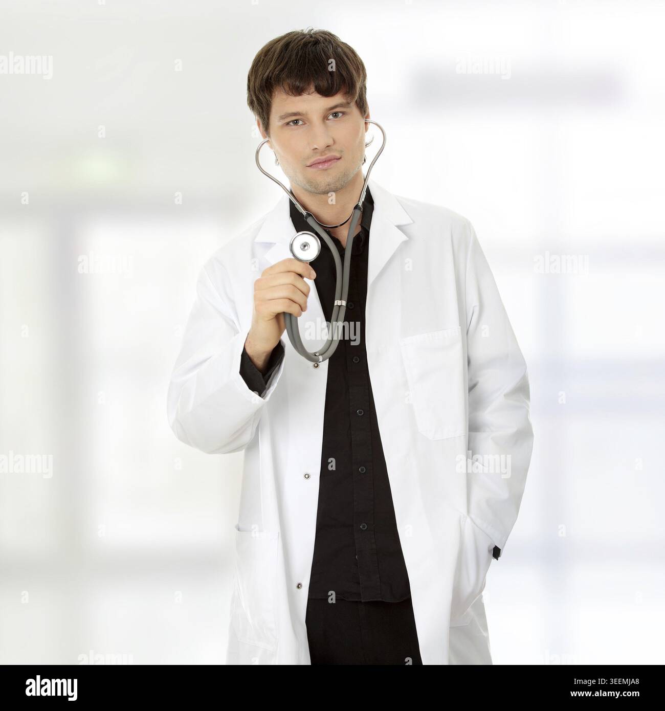 Handsome young doctor Stock Photo