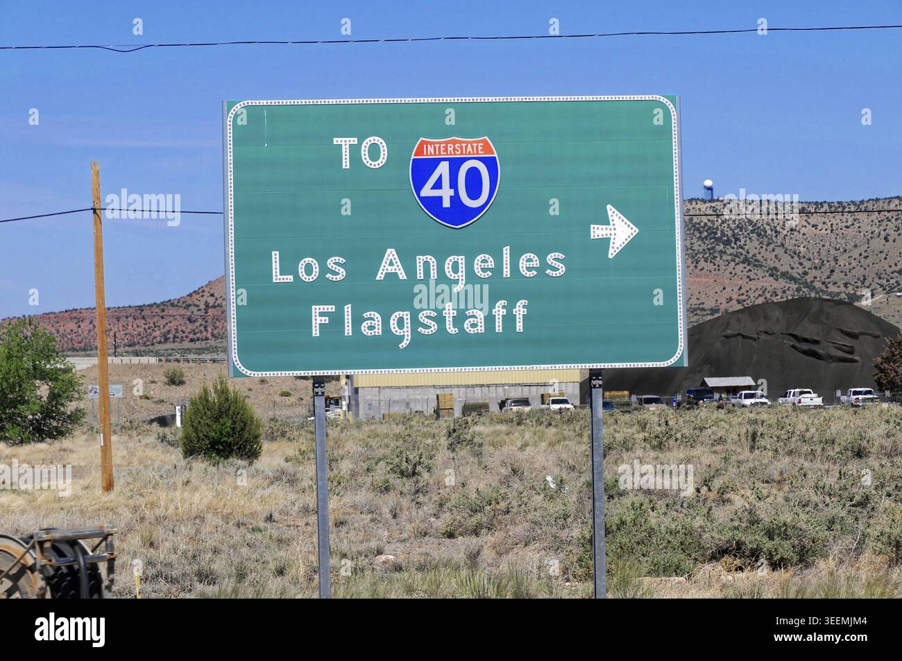 Sign on interstate 40 hi-res stock photography and images - Alamy