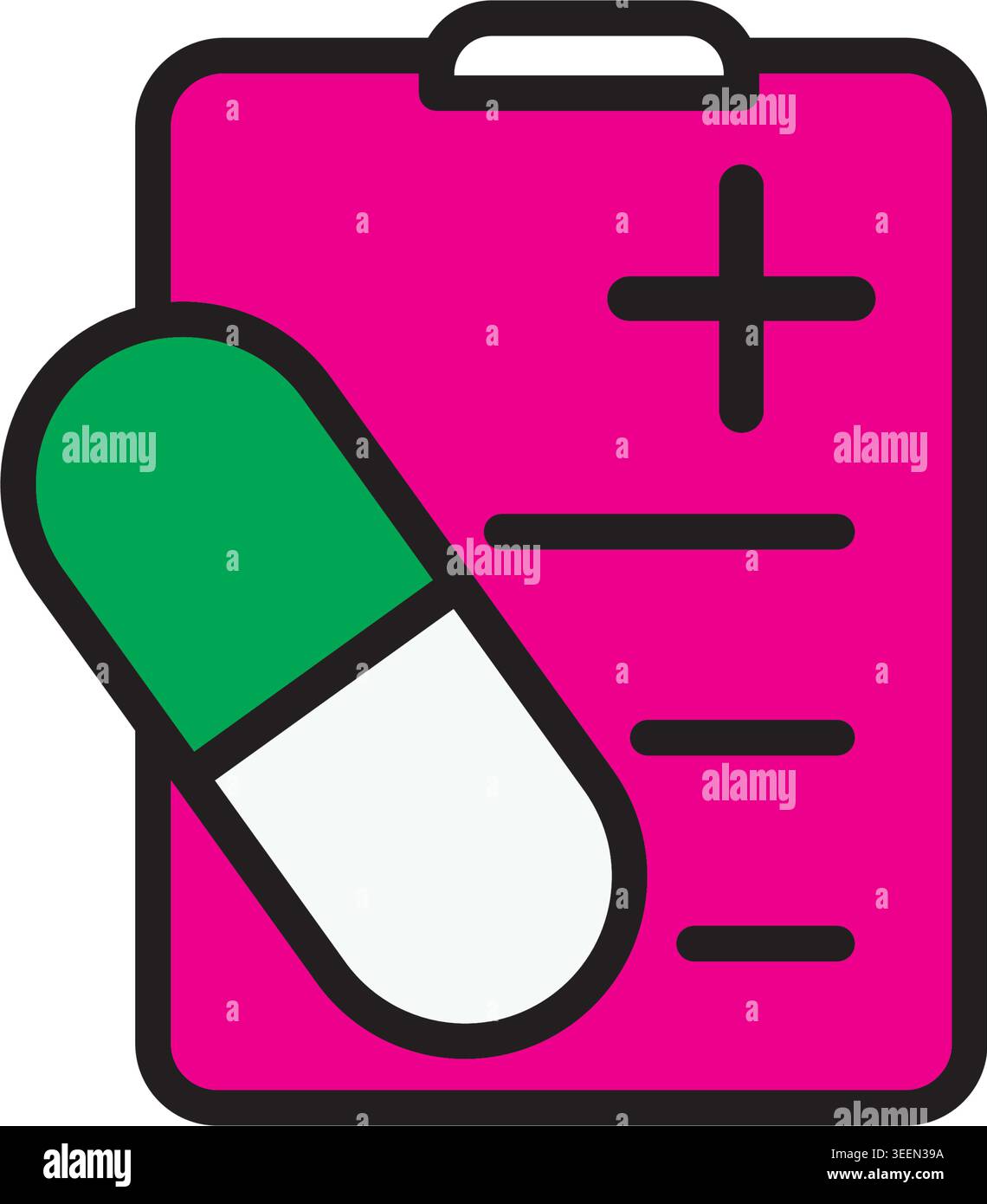 Medical recipe icon vector design templates simple and modern concept ...