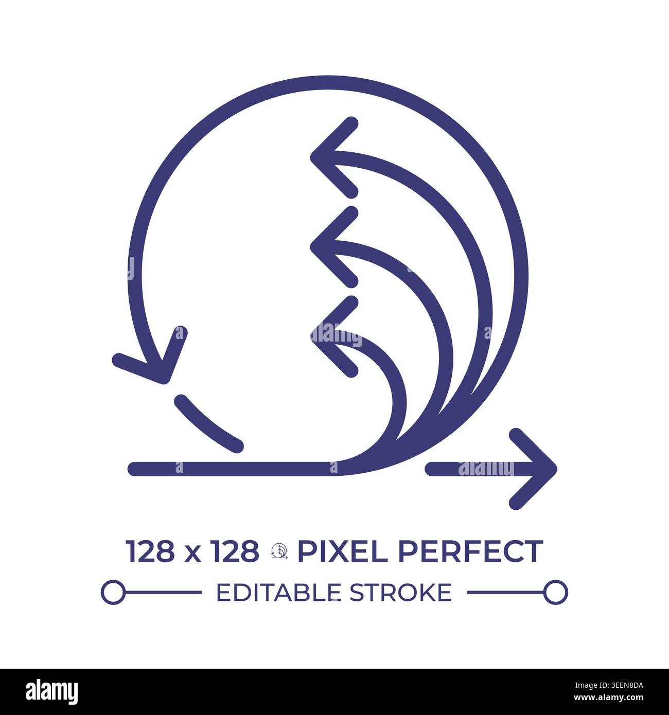 Extreme programming pixel perfect line color icon Stock Vector