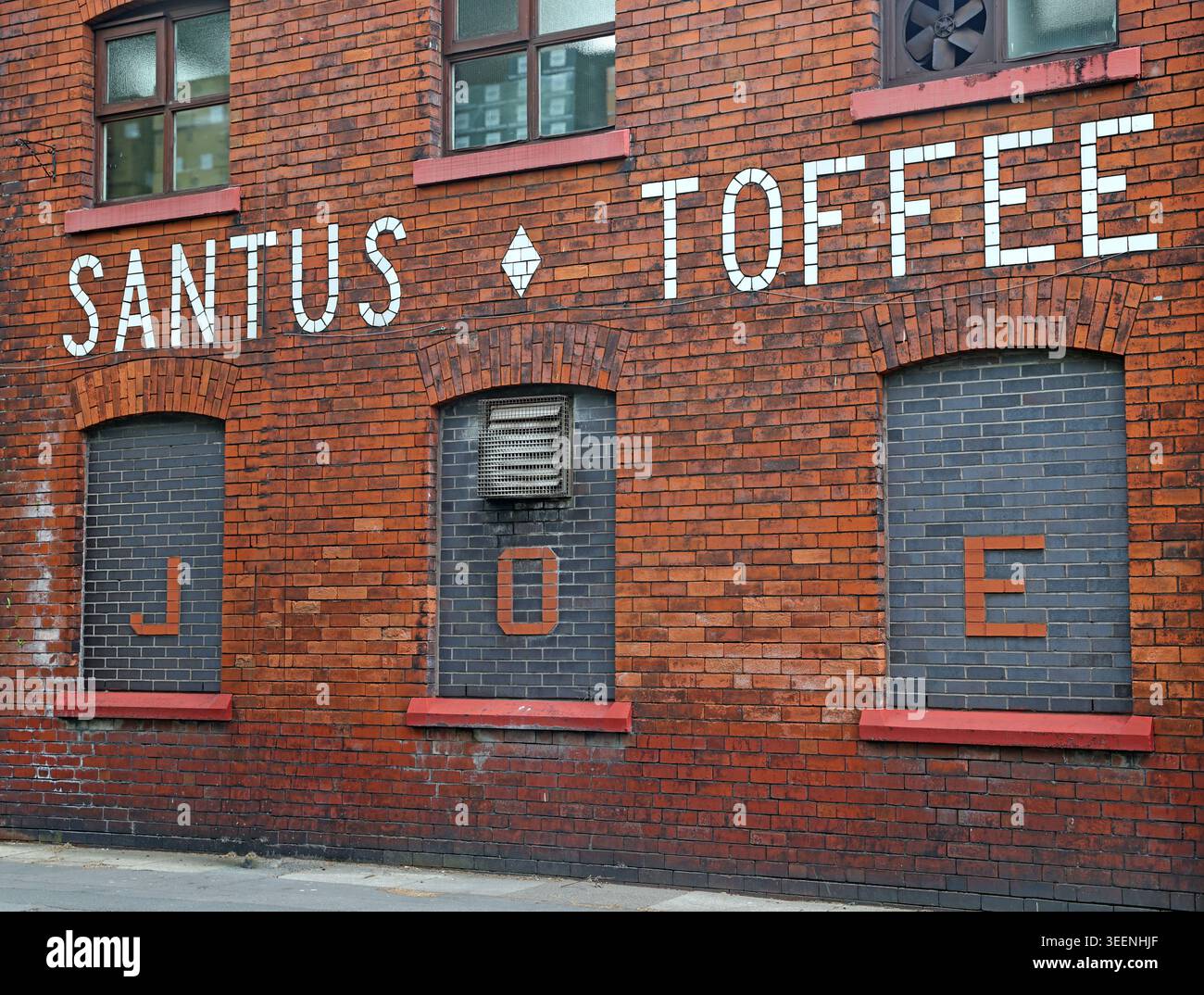 Santus Uncle Joes factory, United Kingdom. Stock Photo