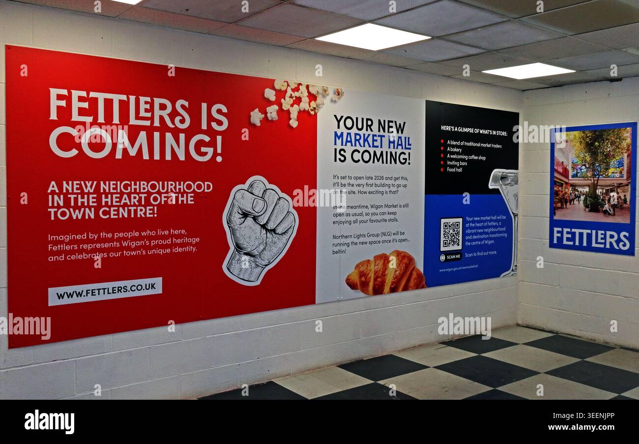 Wigan Fettlers is coming. Stock Photo