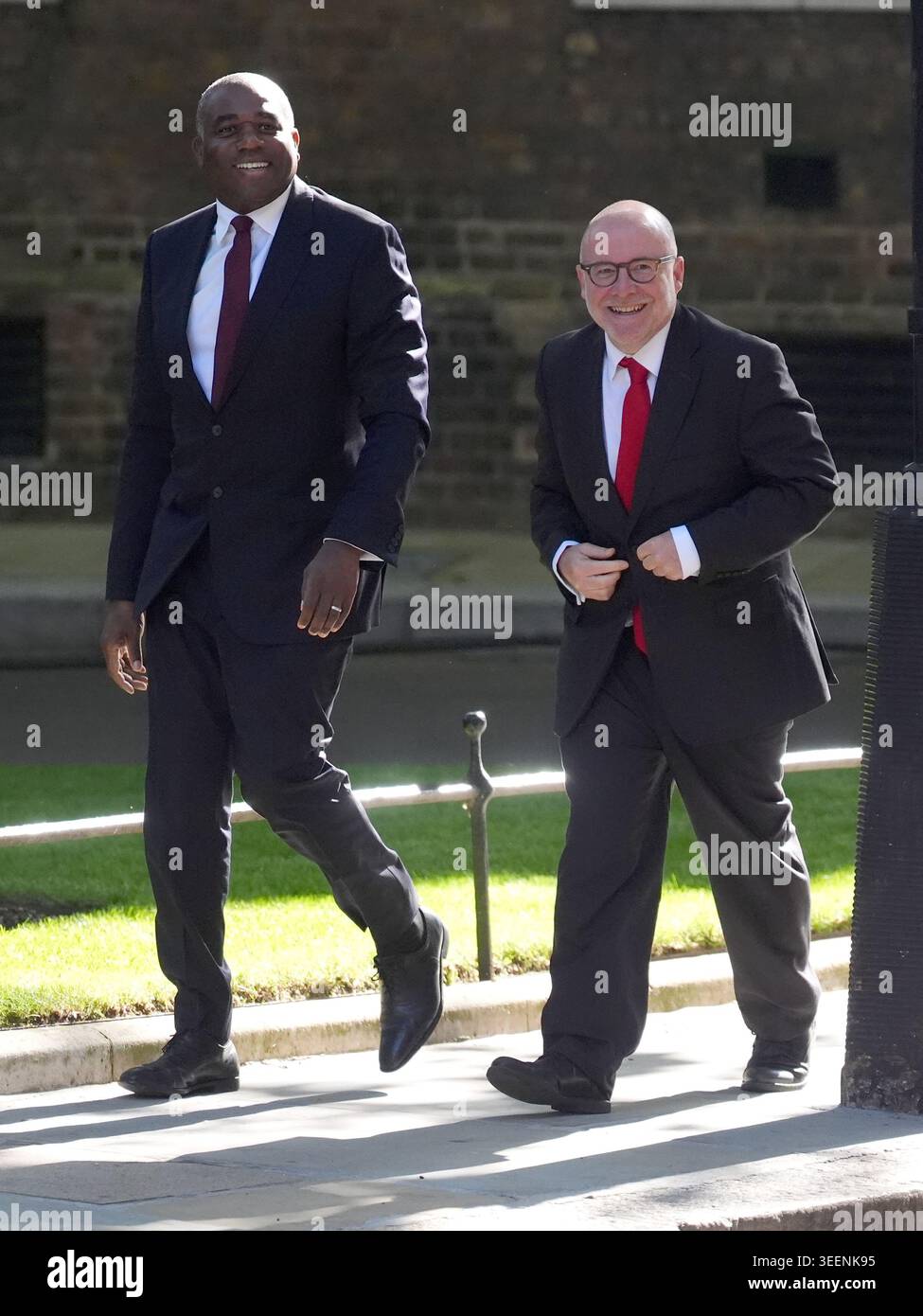 Deputy Prime Minister and Justice Secretary David Lammy (left) and ...