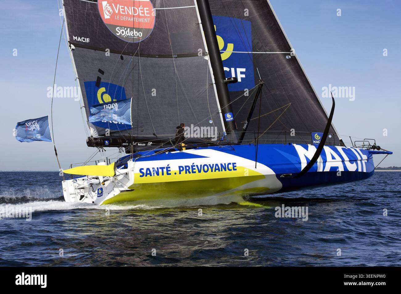 Sam Goodchild Arrival of Sam Goodchild, MACIF Santé Prévoyance during the 1000 Race ...