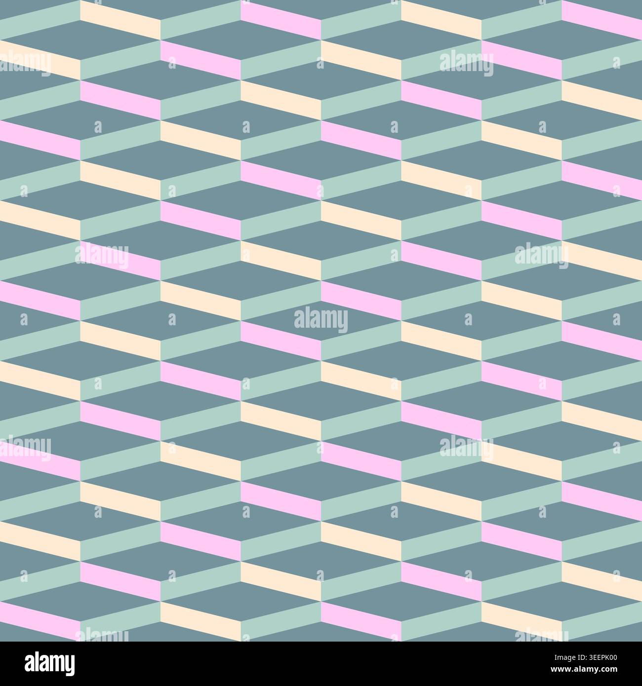 Vector geometric abstract seamless pattern. Modern vector seamless patterns. Trendy vector texture. Stock Vector