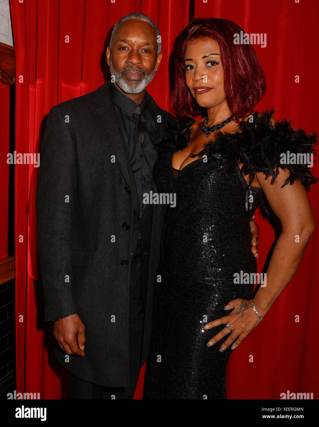 London, UK. 11th May, 2026. Wil Johnson and April John Lewis attend the London Independent Pictures Pre-Cannes Reception held at the Bar Soho. Credit: SOPA Images Limited/Alamy Live News Stock Photo