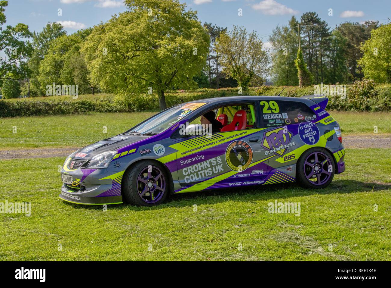 'Chrohn's & Colitis UK' 2005 modified Honda Civic Type-R (EP3) rally ...