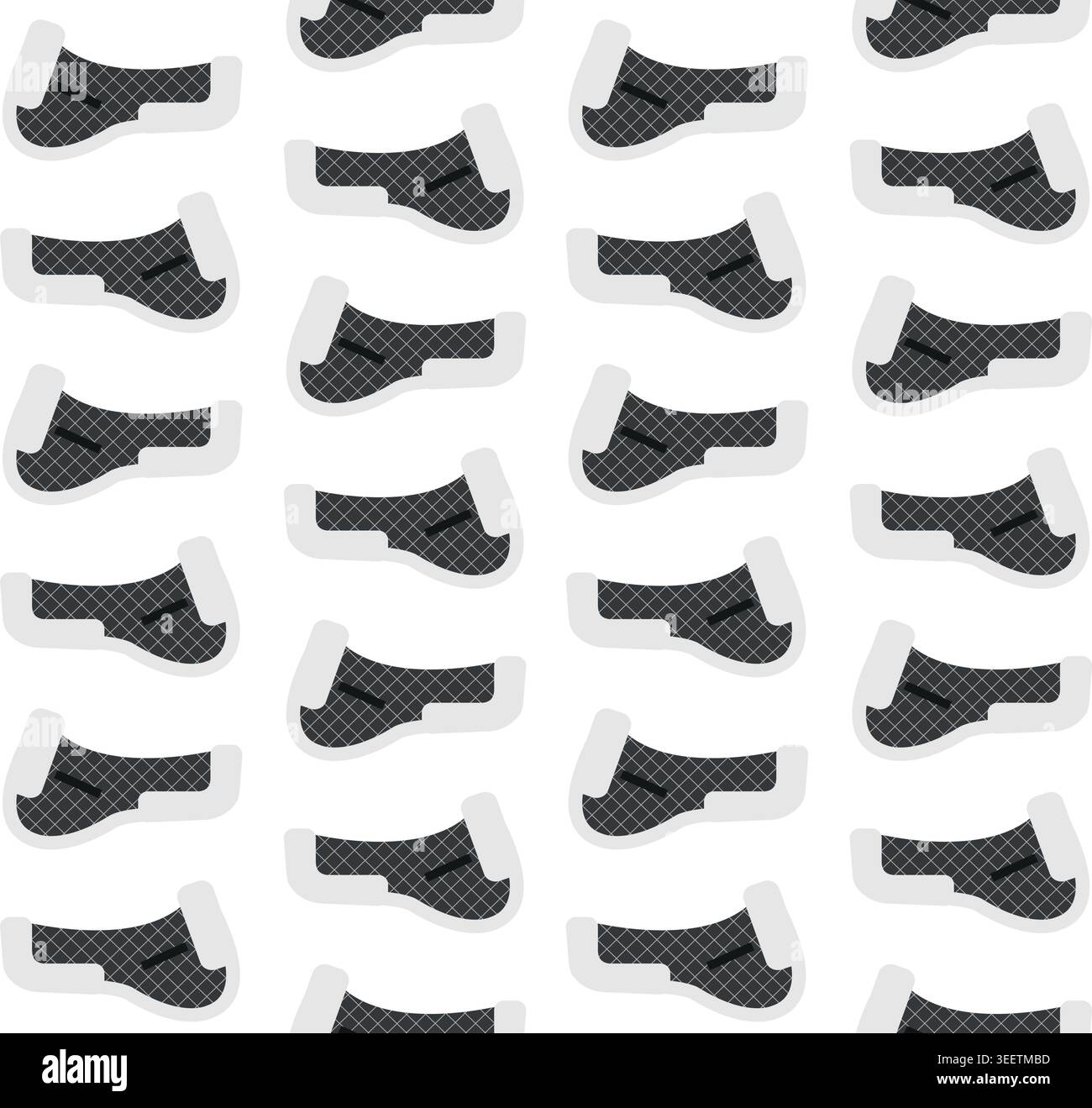 Vector seamless pattern of horse riding saddle pad Stock Vector