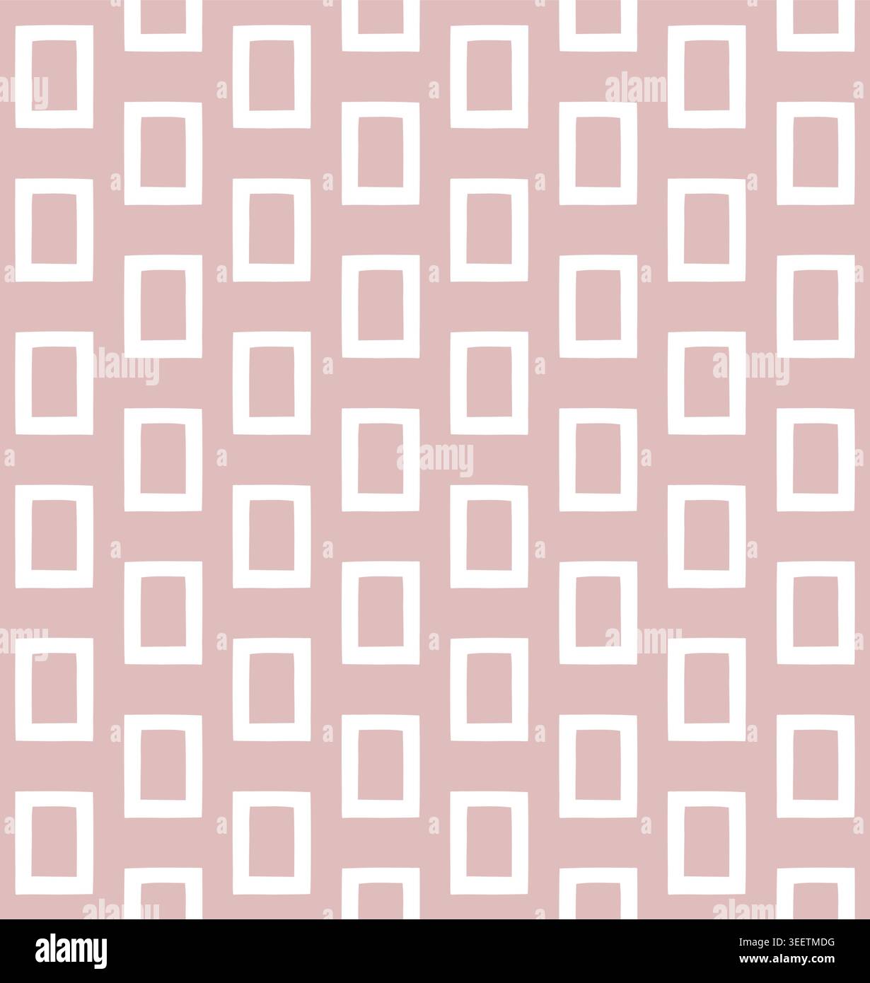 Vector seamless pattern of hand drawn square Stock Vector
