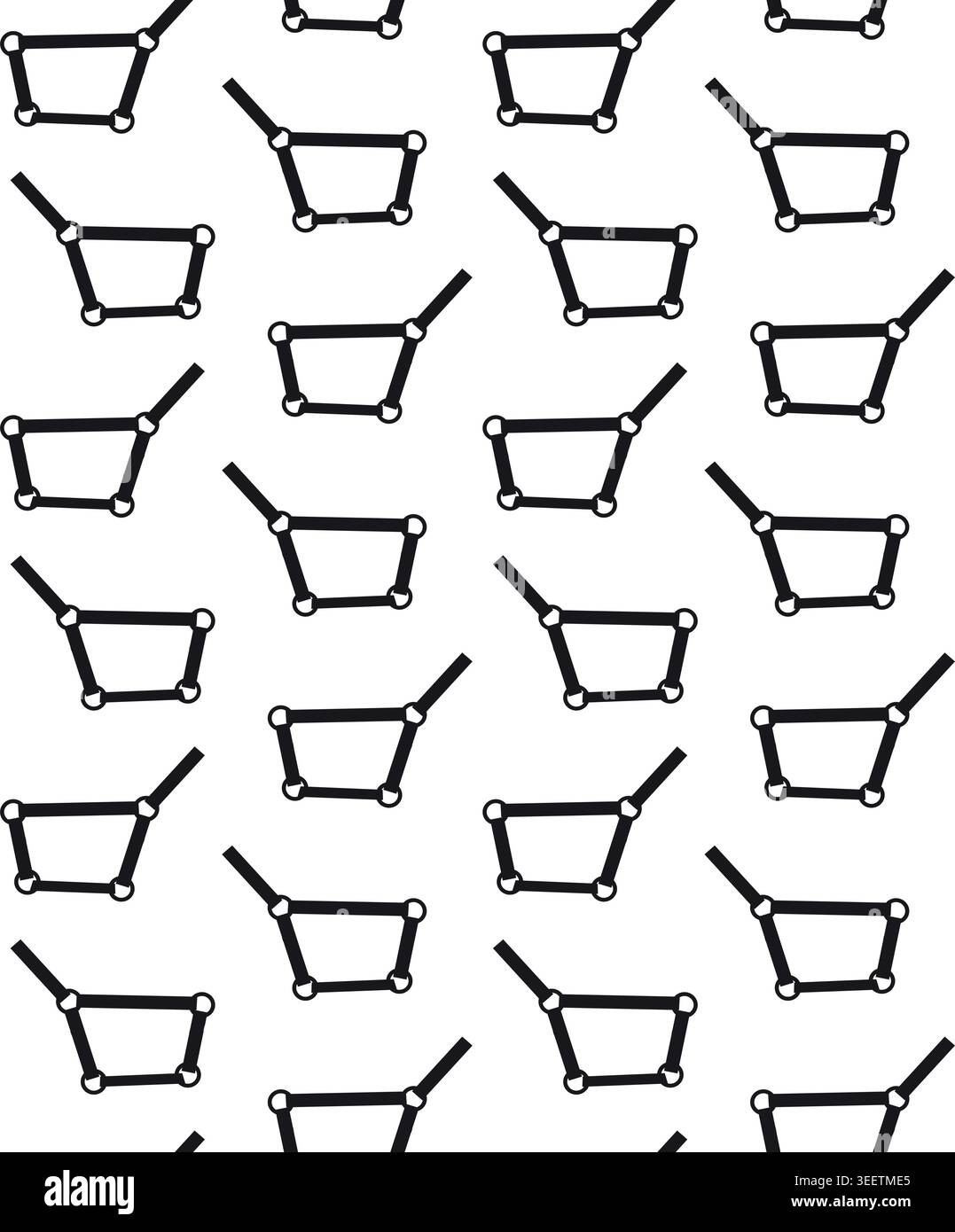 Vector seamless pattern of flat horse halter Stock Vector