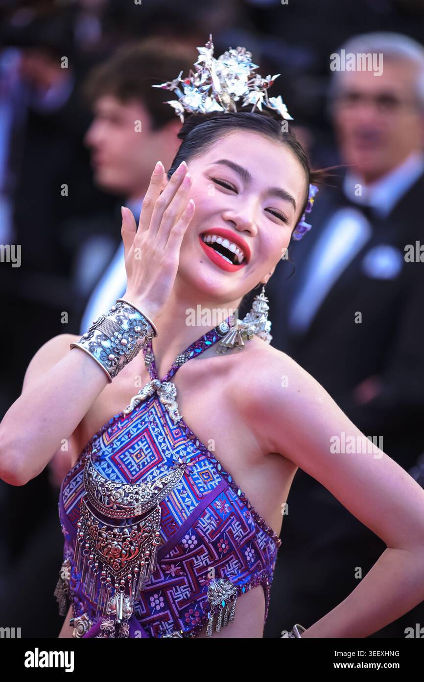 Cannes, France. 12th May, 2026. Yang Hua attends the Opening Ceremony red carpet of the 79th Cannes Film Festival. Credit: SOPA Images Limited/Alamy Live News Stock Photo