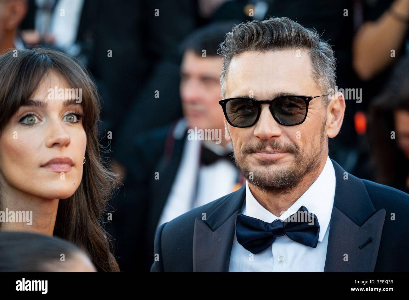 Cannes, France. 12th May, 2026. James Franco and Izabel Pakzad attend the Opening Ceremony red carpet during the 79th Cannes Film Festival at Palais des Festivals in Cannes. Credit: SOPA Images Limited/Alamy Live News Stock Photo