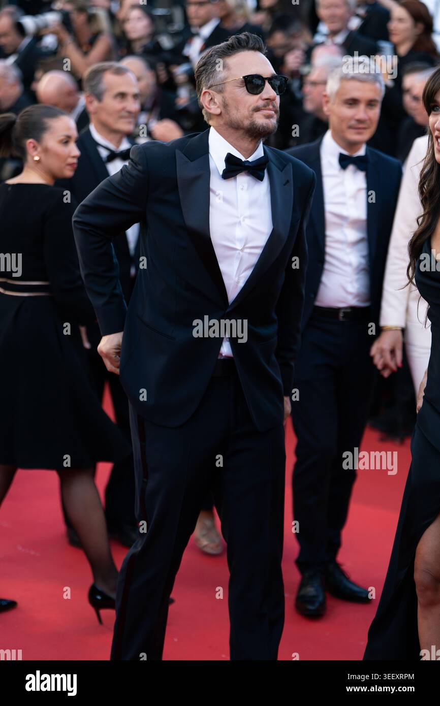 Cannes, France. 12th May, 2026. James Franco attends the opening ceremony and "La Vénus Electrique" (The Electric Venus) screening during the 79th annual Cannes Film Festival at Palais des Festivals. Credit: SOPA Images Limited/Alamy Live News Stock Photo
