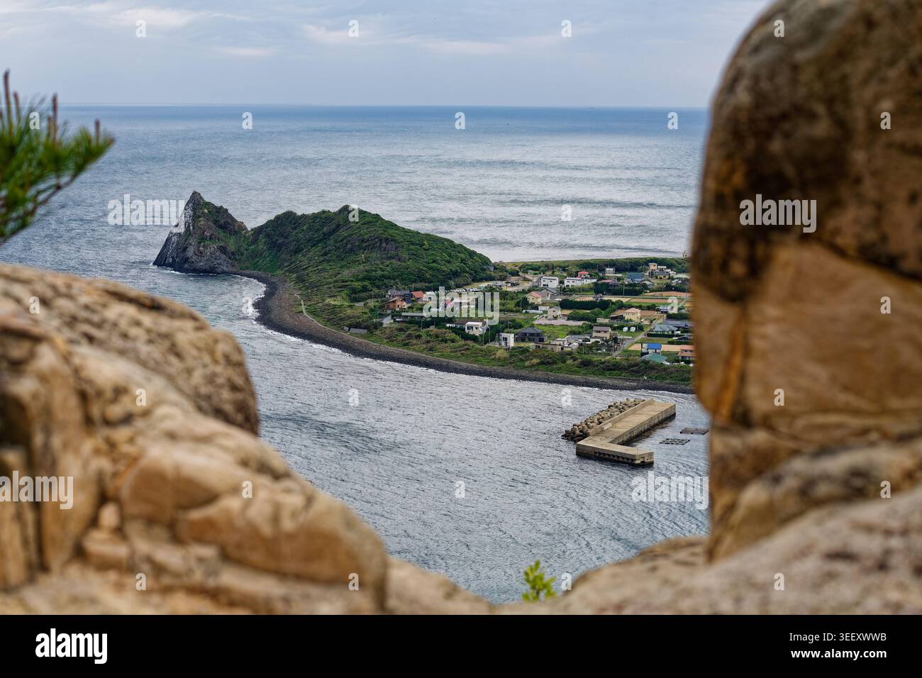 Coastline cliff japanese landscape hi-res stock photography and