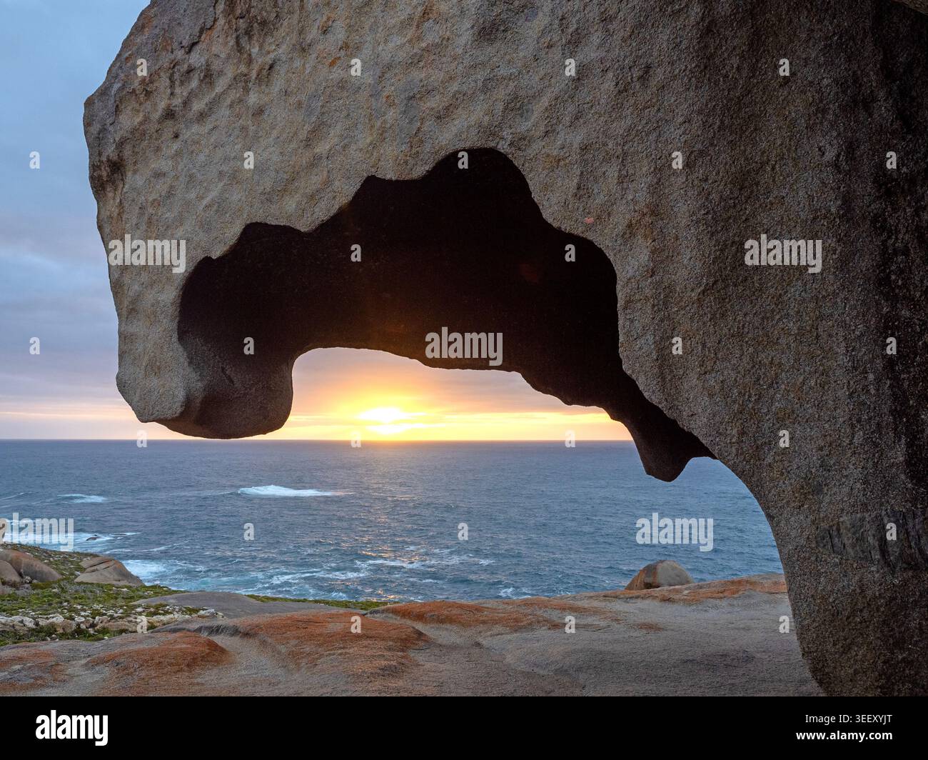 Blue Rocks Flinders Remarkable Rocks, Flinders Chase National Park Stock Photo - Alamy