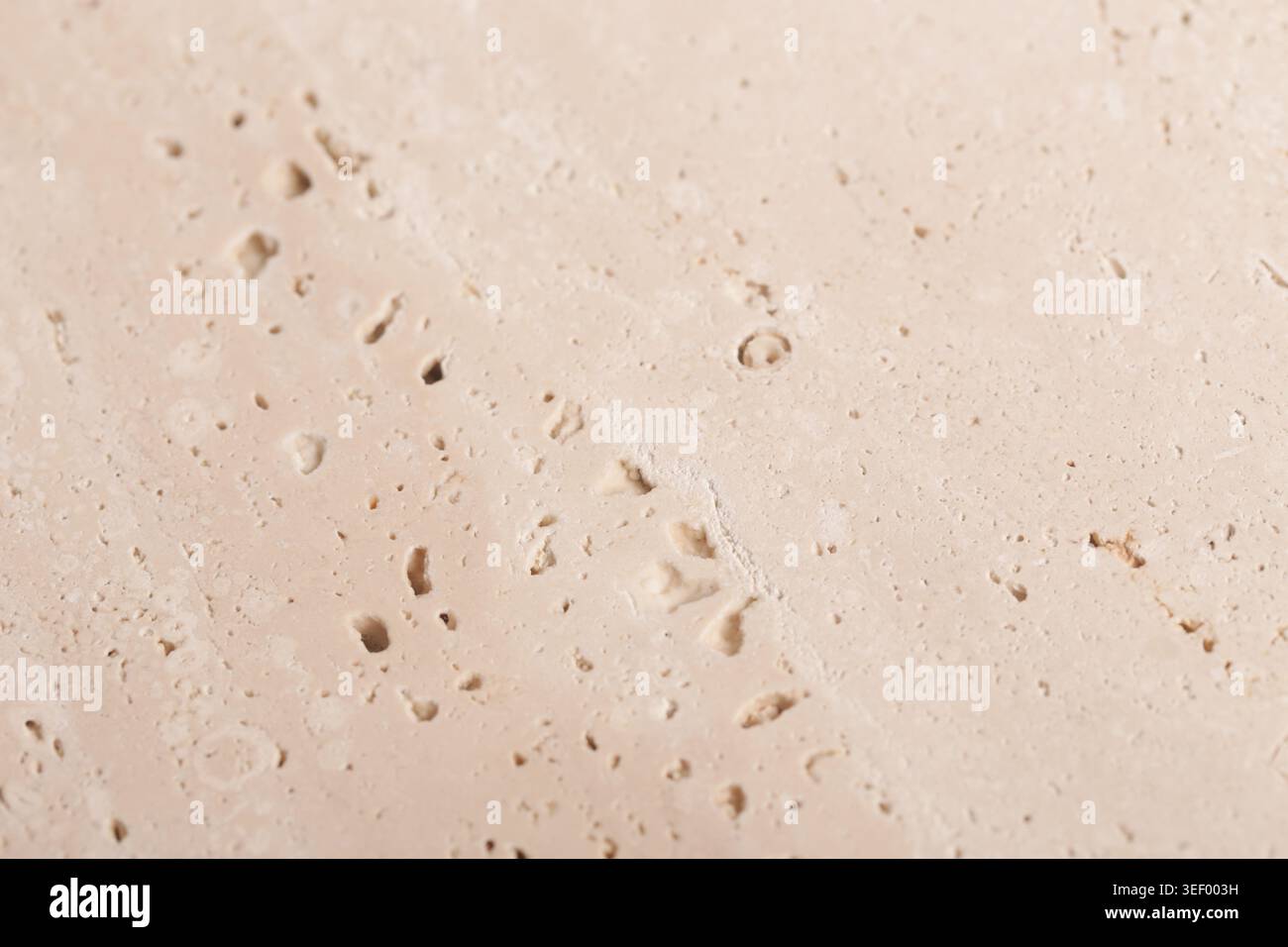 Natural travertine stone background, close up Stock Photo