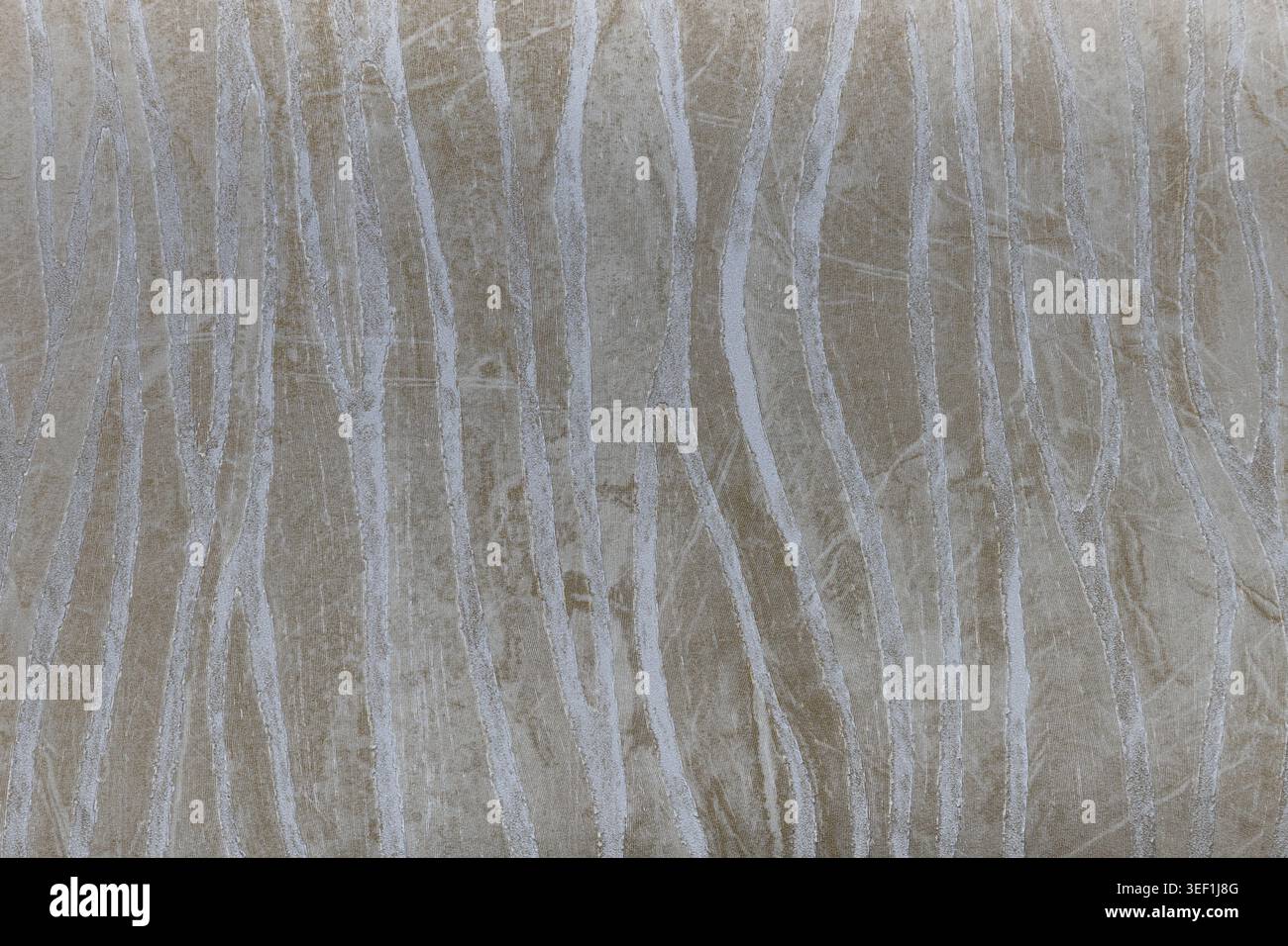 Abstract gray tapestry background with vertical white streaks Stock Photo