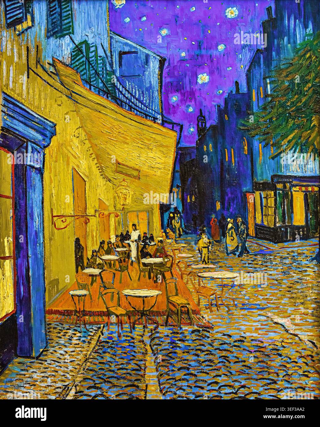 Cafe terrace at night van gogh hi-res stock photography and images