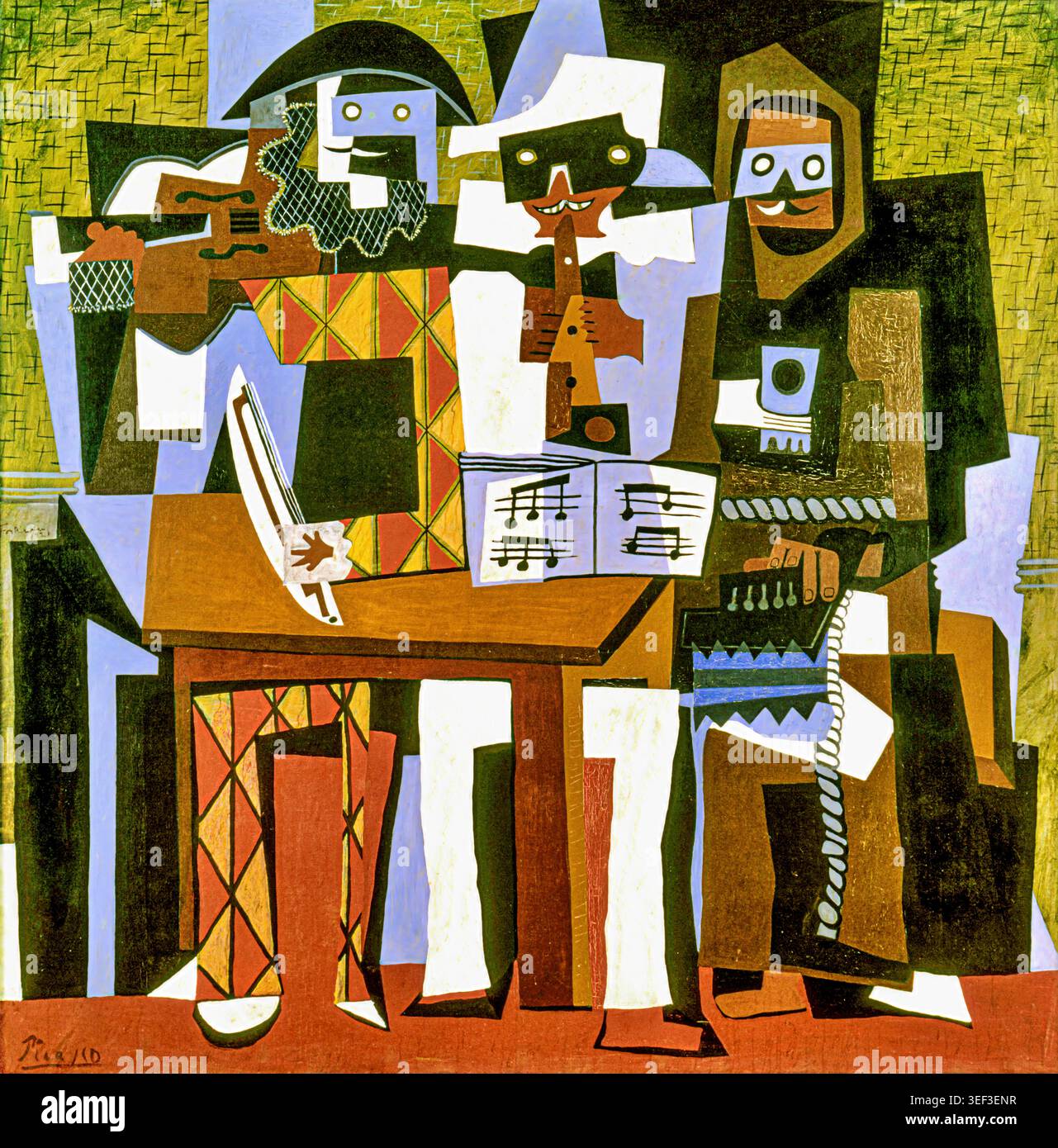 Picasso art musicians Stock Vector Images - Alamy