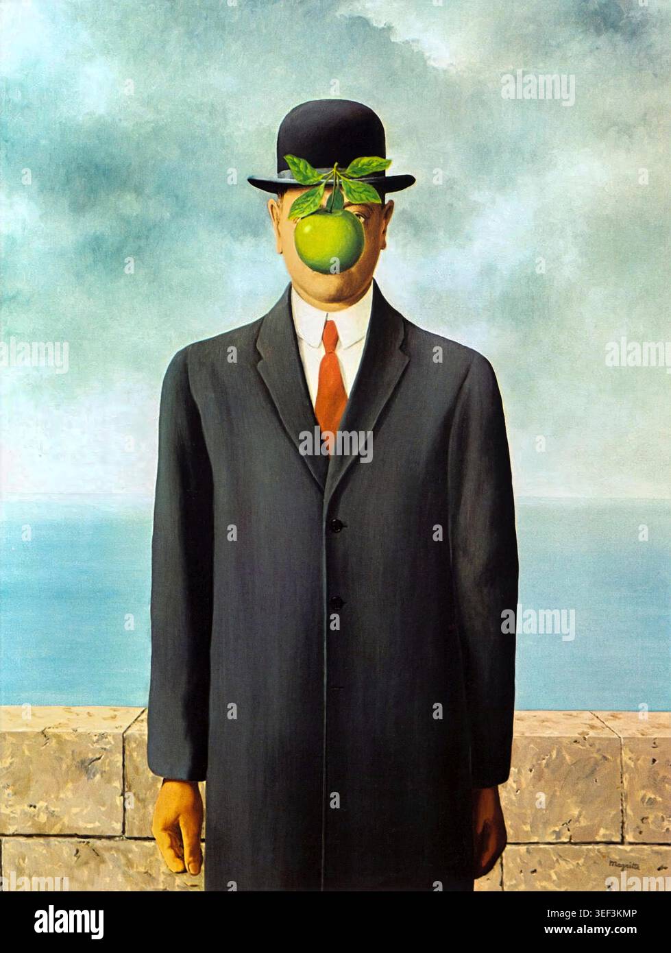 Rene magritte son of man hi-res stock photography and images - Alamy