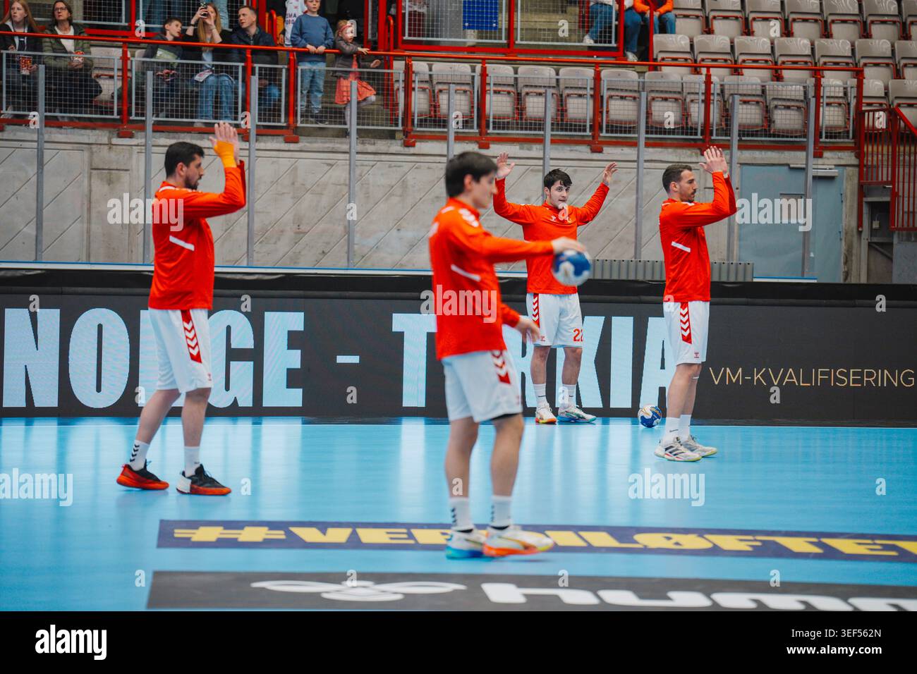 Gjøvik 20260513. The Turkish team before the World Championship ...