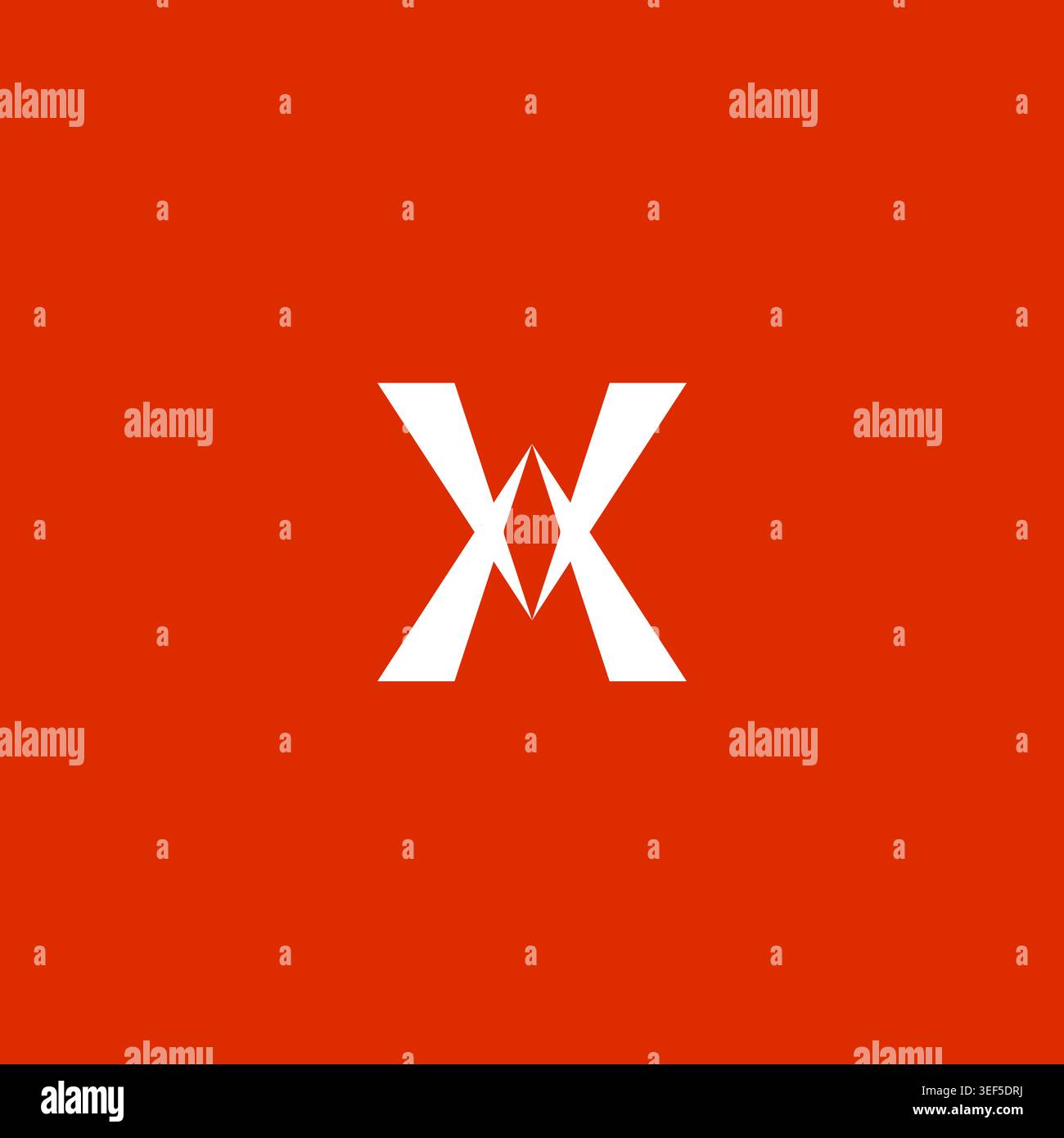 Letter X Initial Logo Design Stock Vector